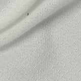 100% Polyester Knit Fabric, 145 gsm, 170 cm — White — texture