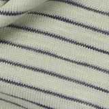 Dark Grey Stripes Knit, Modal — texture