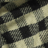 Black Plaid Jacquard, Cotton-Tencel Lyocell — texture