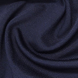 Viscose Stretch Piqué Knit Fabric, 250 gsm, 150 cm — Navy
