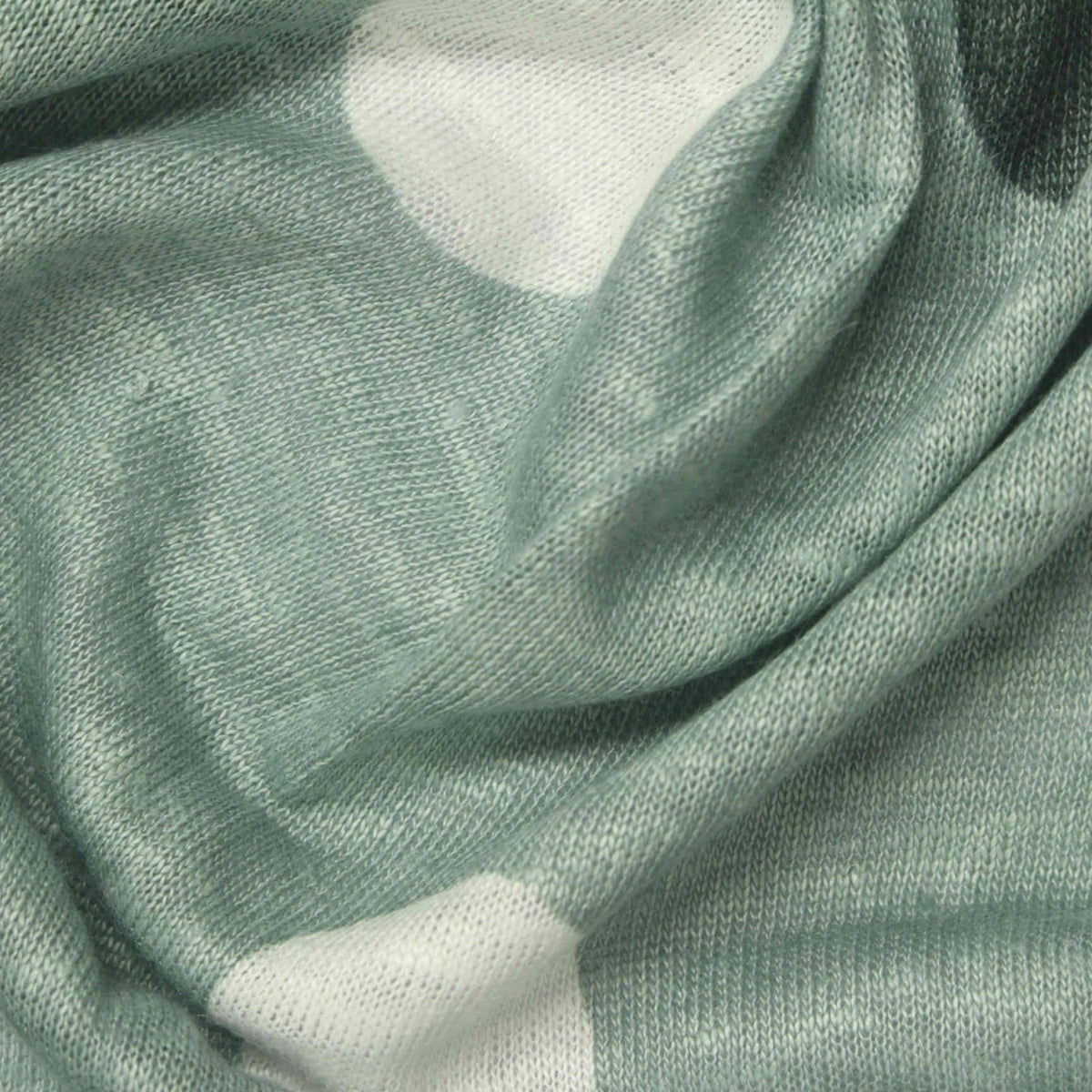 White Abstract Knit, Linen