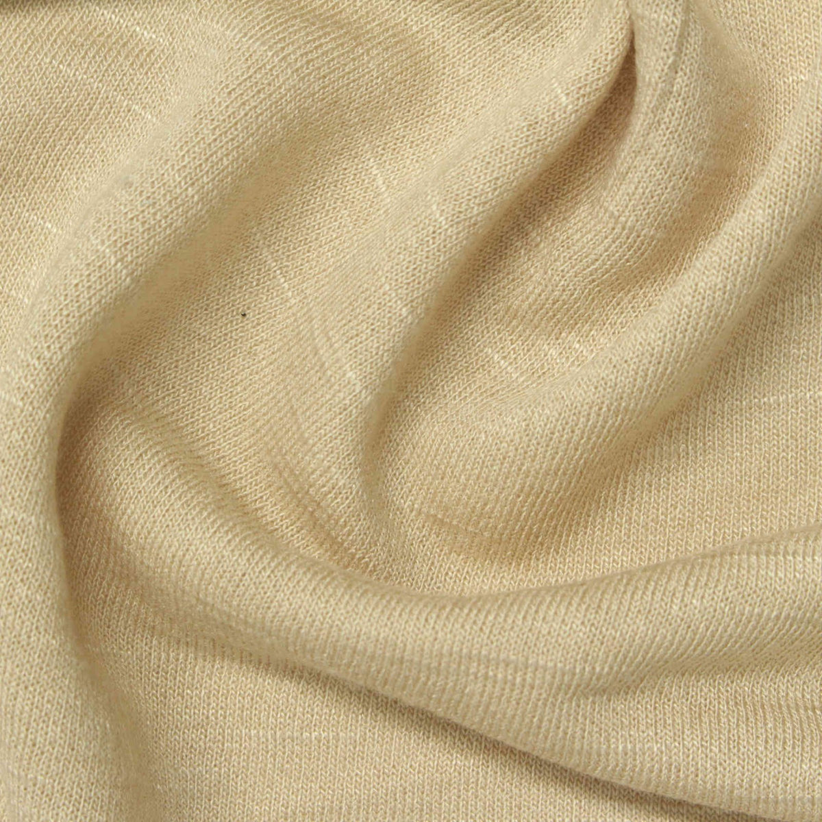 Slub 100% Viscose Jersey Knit Fabric, 190 gsm, 165 cm — Beige