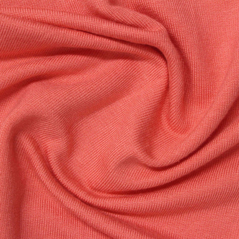 Viscose Stretch French Terry Fabric, 330 gsm, 155 cm — Pink