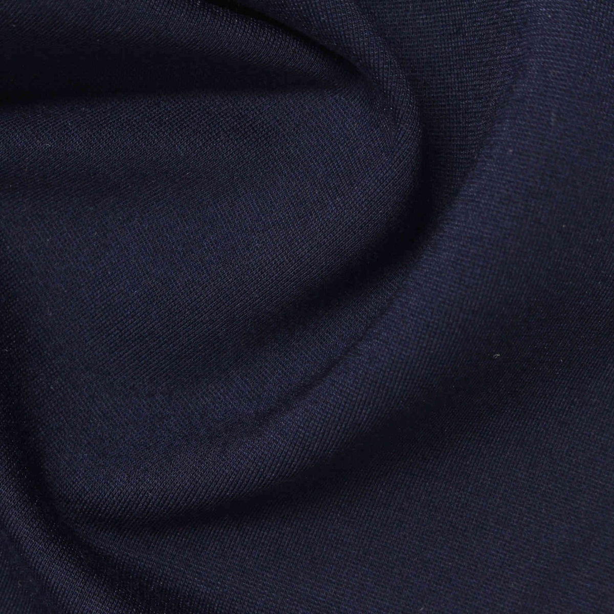 Viscose Nylon Stretch Ponte Knit Fabric, 420 gsm, 160 cm — Navy, ref EF-241377