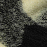 Black Animal Print Jacquard, Polyester — texture