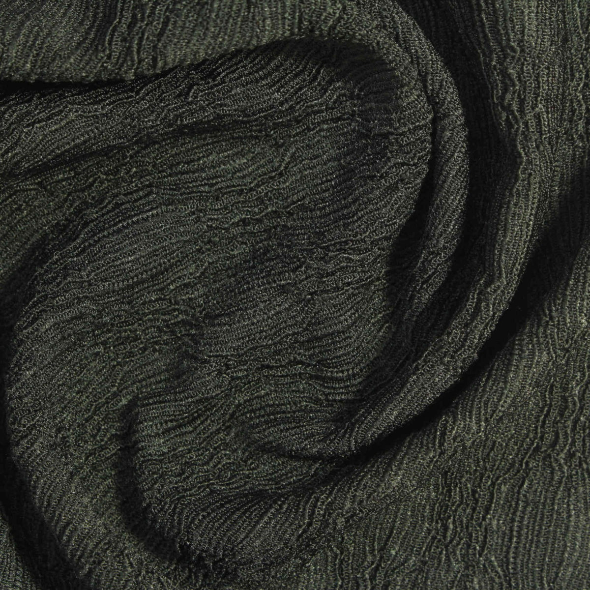 Polyester Stretch Crepe Fabric, 150 gsm, 160 cm — Green