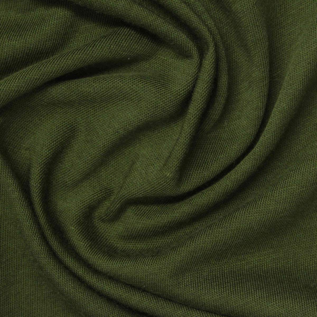 Cotton Viscose Jersey Knit Fabric, 110 gsm, 160 cm — Green