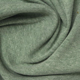 Green Marl Rib Knit, Cotton-Poly