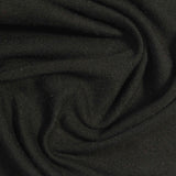 Cotton Stretch Jersey Knit Fabric, 175 gsm, 170 cm — Black