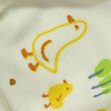 Yellow Leaves Jersey Knit, Viscose — texture