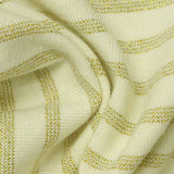 Gold Horizontal-Stripe Jersey Knit, Cotton — texture