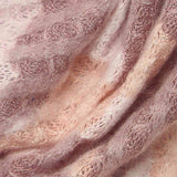 Pink Abstract Waffle Knit, Poly-Viscose — texture