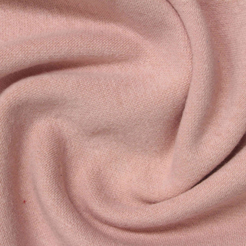 Light Pink Marl Scuba Knit, Poly-Cotton