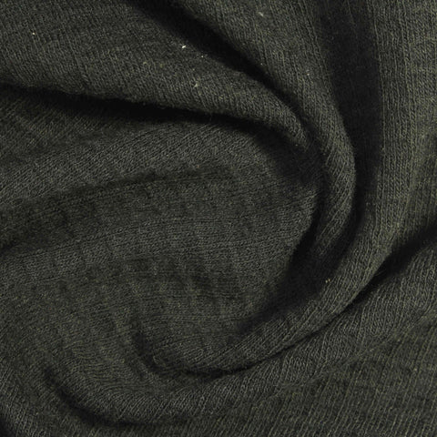 Dark Green Heather Jacquard, Cotton-Poly