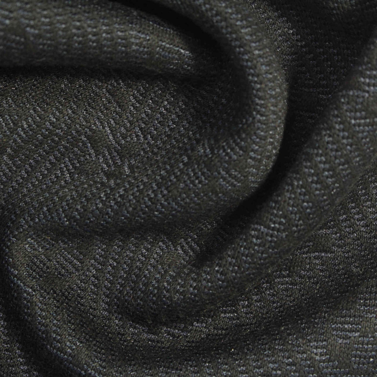 Dark Grey Geometric Jacquard, Poly-Cotton