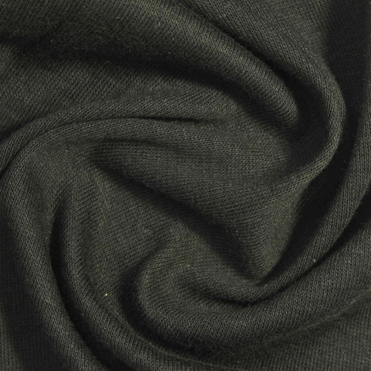 100% Cotton Rib Knit Fabric, 150 gsm, 168 cm — Green