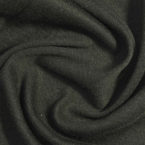 100% Cotton Rib Knit Fabric, 150 gsm, 168 cm — Green