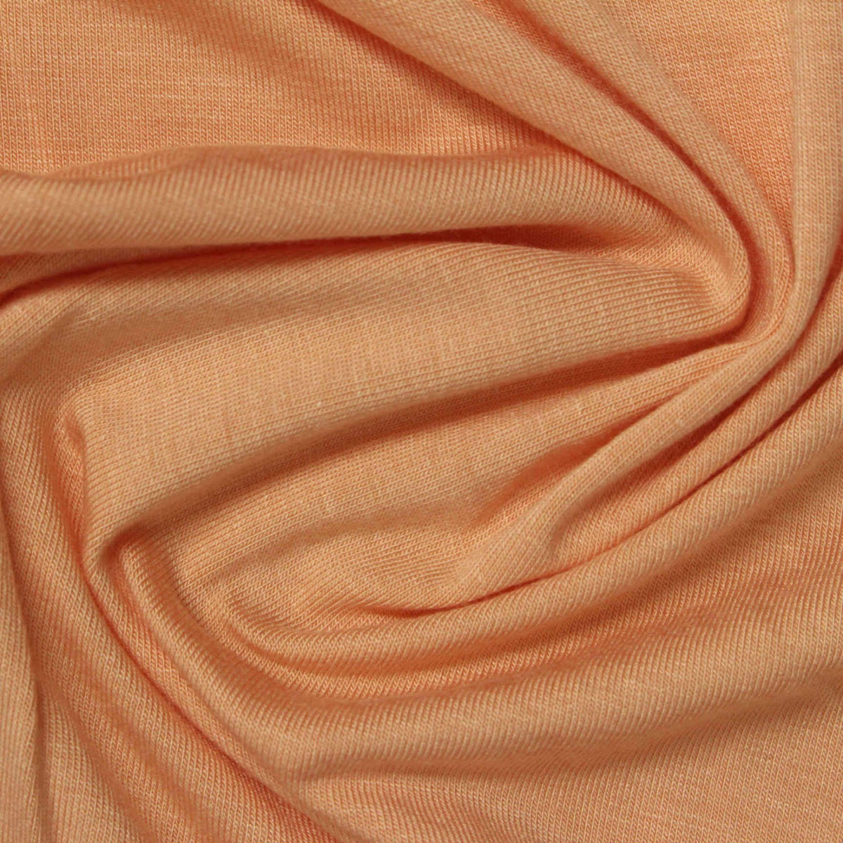 Peach Marl Jersey Knit, Viscose
