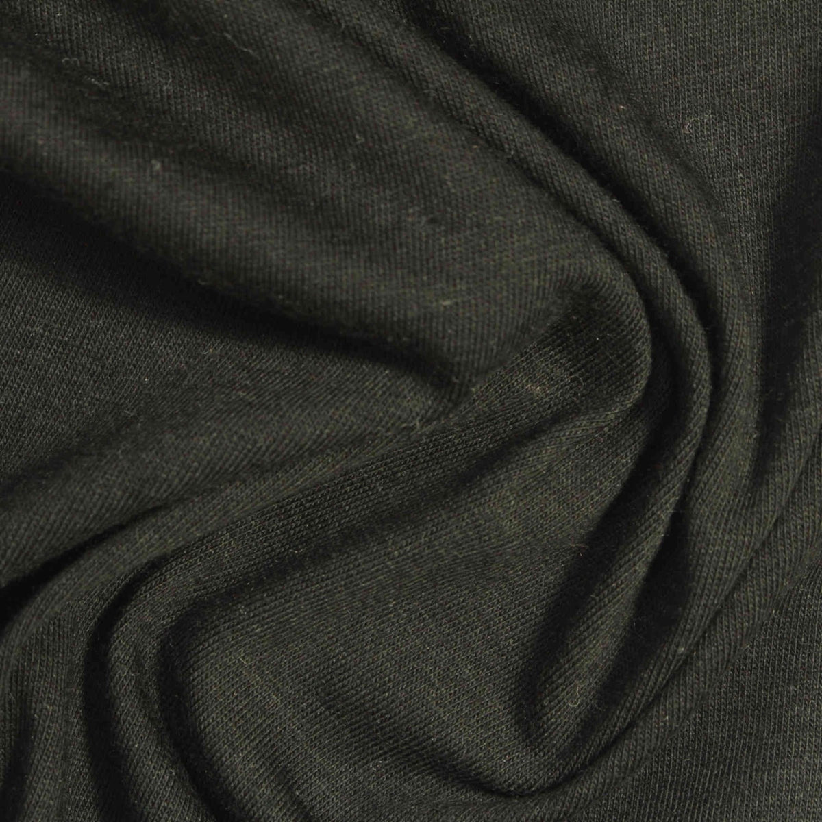 Dark Olive Jersey Knit, Cotton