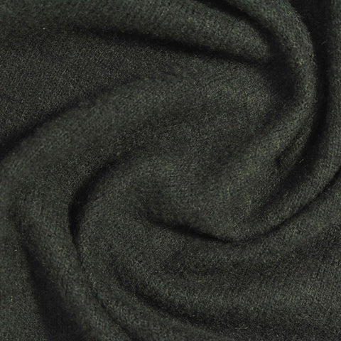Dark Green Marl Chunky Knit, Viscose-Poly, 230 gsm