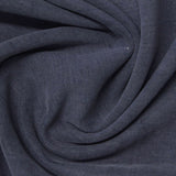 Tencel Lyocell Polyester French Terry Fabric, 300 gsm, 145 cm — Navy