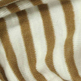 Brown Stripes Rib Knit, Cotton-Poly — texture