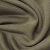 Brushed Cotton Polyester French Terry Fabric, 238 gsm, 182 cm — Khaki