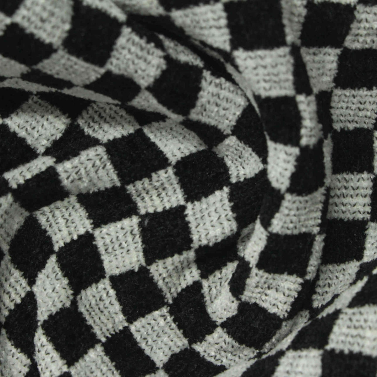Plaid 100% Polyester Chenille Fabric, 470 gsm, 177 cm — Multi
