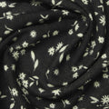 Off-White Floral Jersey Knit, Poly-Viscose