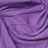 Polyester Viscose Stretch Rib Knit Fabric, 180 gsm, 152 cm — Purple