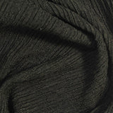 Polyester Stretch Crepe Fabric, 176 gsm, 147 cm — Black