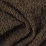 Polyester Stretch Crepe Fabric, 171 gsm, 149 cm — Brown