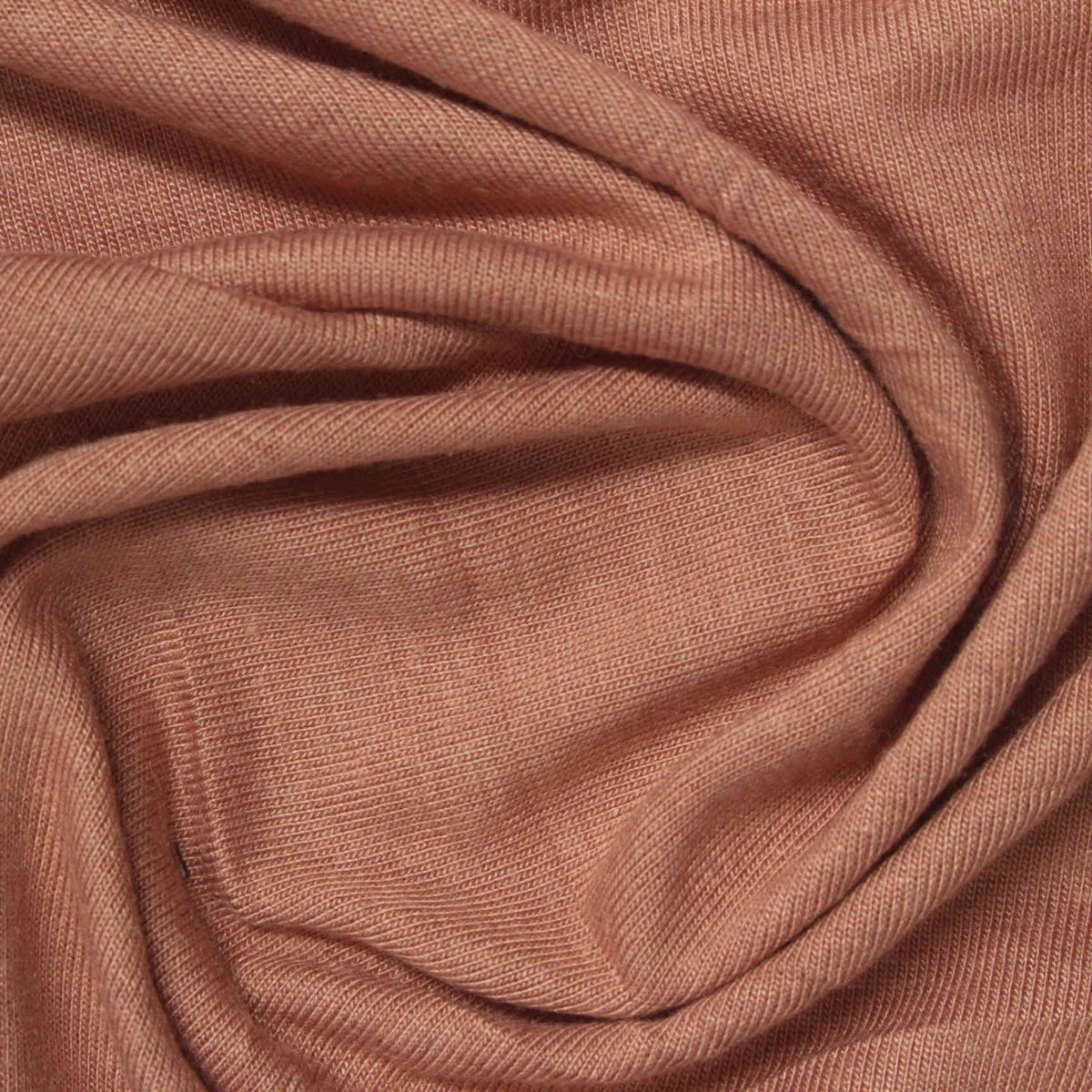 Polyester Viscose Jersey Knit Fabric, 160 gsm, 172 cm — Brown