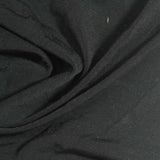 Polyester Stretch ITY Knit Fabric, 230 gsm, 160 cm — Black