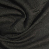 Slub Viscose Nylon Interlock Knit Fabric, 160 gsm, 171 cm — Black