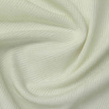 Jacquard Polyester Stretch Knit Fabric, 208 gsm, 155 cm — White
