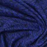 Blue Marl Jersey Knit, Polyester
