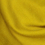 Polyester Tencel Lyocell Stretch Piqué Knit Fabric, 241 gsm, 160 cm — Yellow — texture