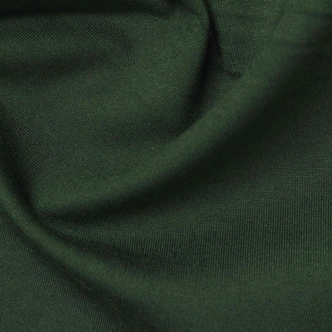Viscose Nylon Stretch Ponte Knit Fabric, 440 gsm, 160 cm — Green