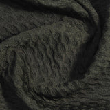 Dark Green Square Jacquard, Polyester