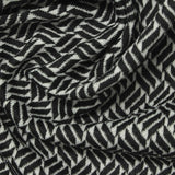 Black Chevron Jacquard, Polyester