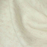 Light Cream Marl Rib Knit, Cotton — texture