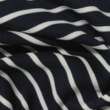 Navy Stripes Knit, Polyester
