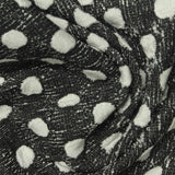 White Dots Jacquard, Poly-Viscose