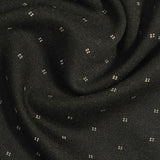 White Dot Ponte Knit, Viscose-Nylon
