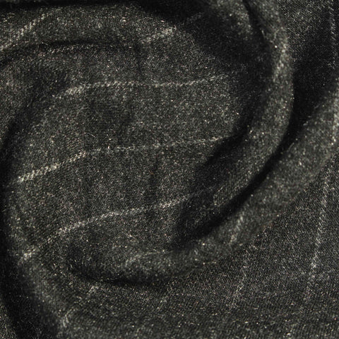 White Check Ponte Knit, Viscose-Poly