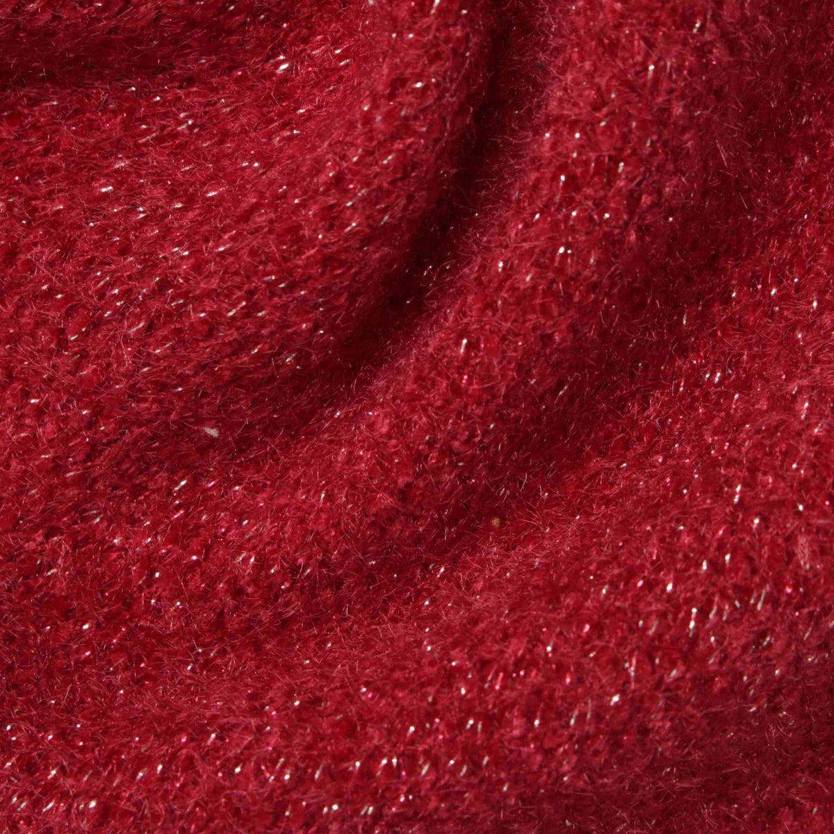 Red Marl Chenille, Polyester
