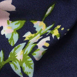 Pink Floral Knit, Viscose — texture