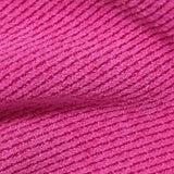 Slub Polyester Stretch Chenille Fabric, 360 gsm, 165 cm — Pink — texture