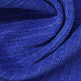 Jacquard Polyester Stretch Knit Fabric, 390 gsm, 165 cm — Blue